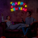 Happy New Year Neon Sign - Reels Custom
