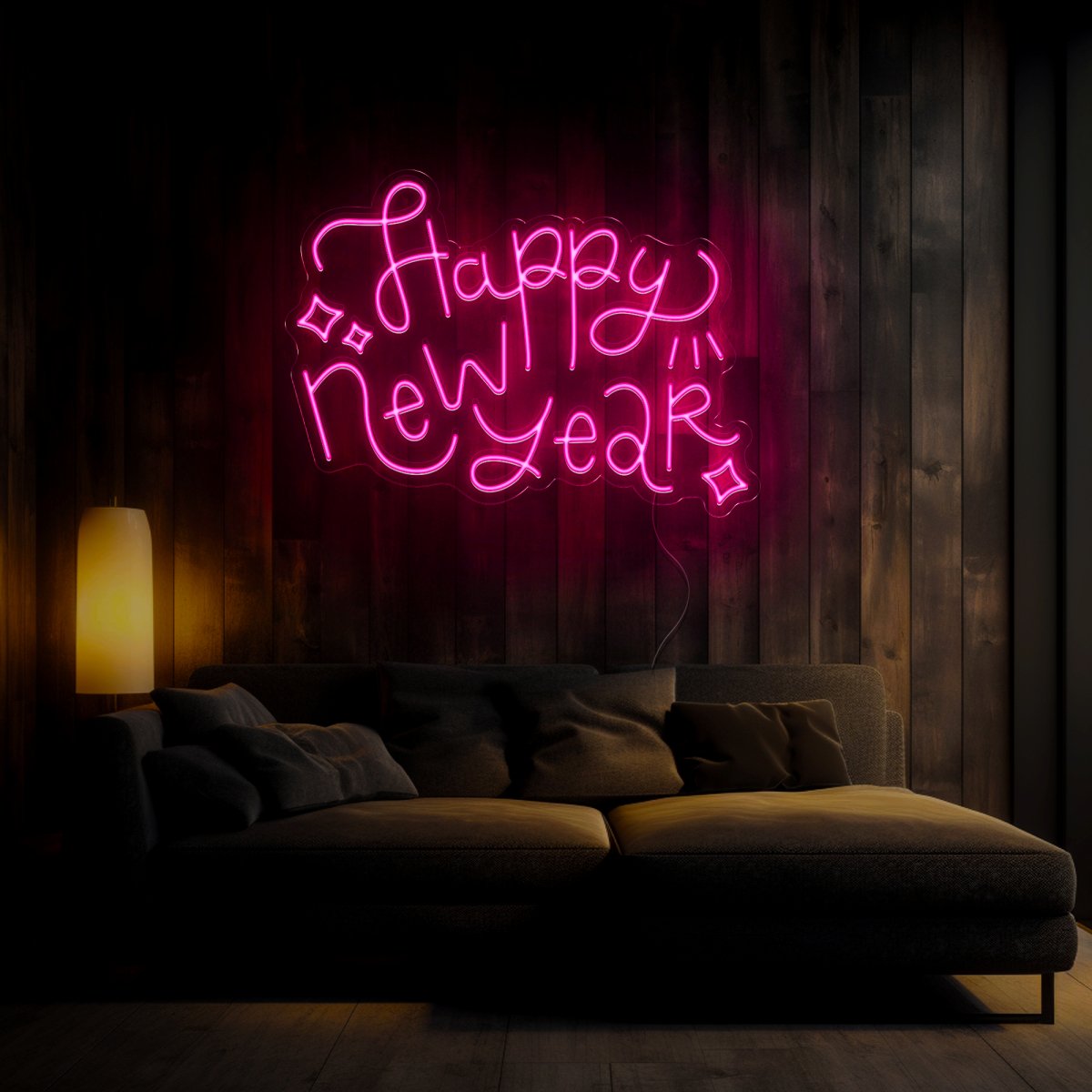 Happy New Year Neon Sign - Reels Custom