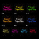 Happy New Year Neon Sign - Reels Custom