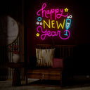 Happy New Year Neon Sign - Reels Custom