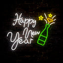 Happy New Year Neon Sign - Reels Custom