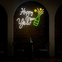 Happy New Year Neon Sign - Reels Custom