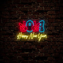 Happy New Year Neon Sign - Reels Custom