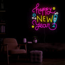 Happy New Year Neon Sign - Reels Custom
