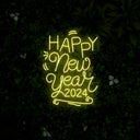 Happy New Year Neon Sign - Reels Custom
