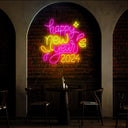 Happy New Year Neon Sign - Reels Custom