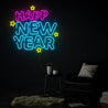 Happy New Year Neon Sign - Reels Custom