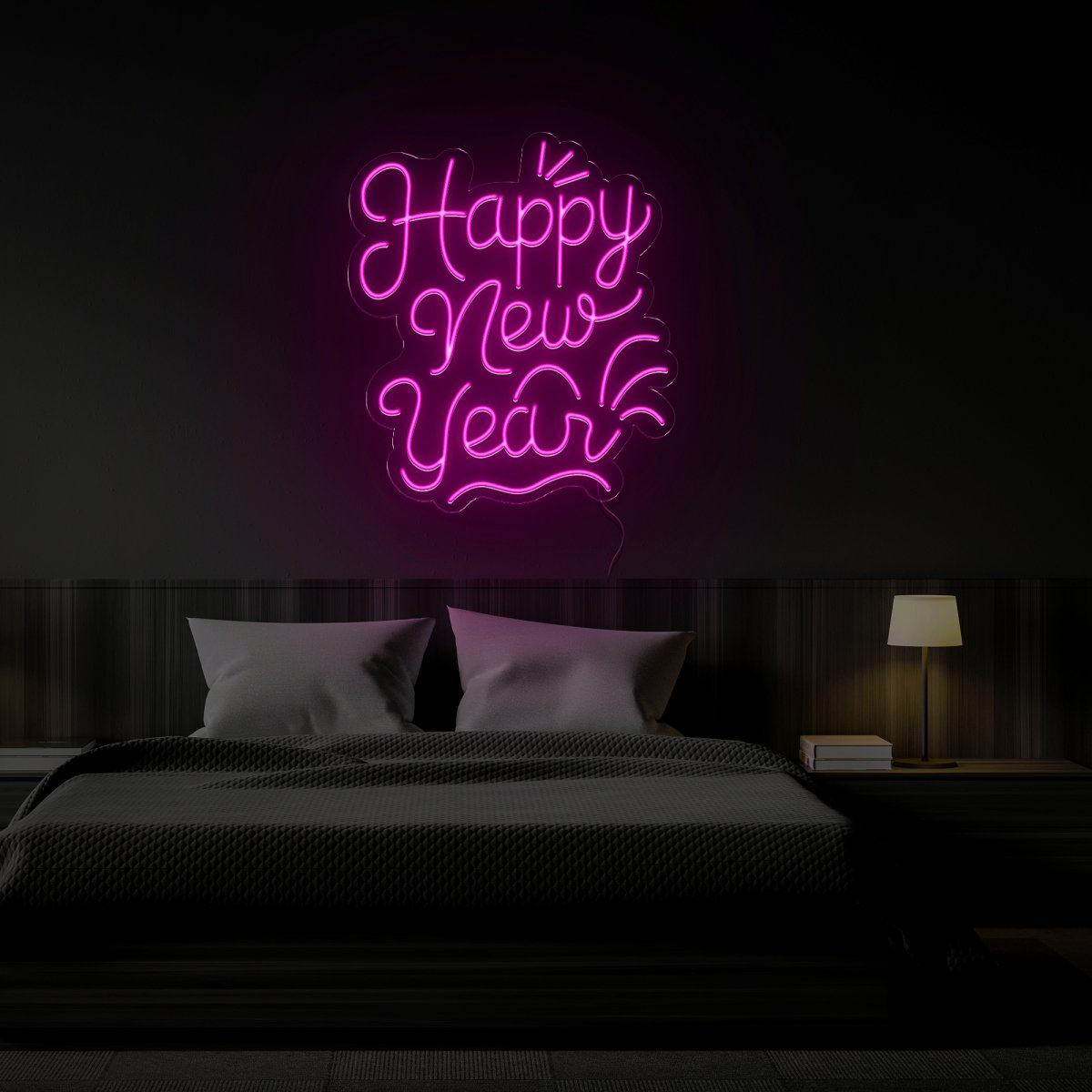 Happy New Year Neon Sign - Reels Custom