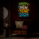Happy New Year Neon Sign - Reels Custom