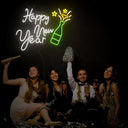 Happy New Year Neon Sign - Reels Custom