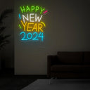 Happy New Year Neon Sign - Reels Custom