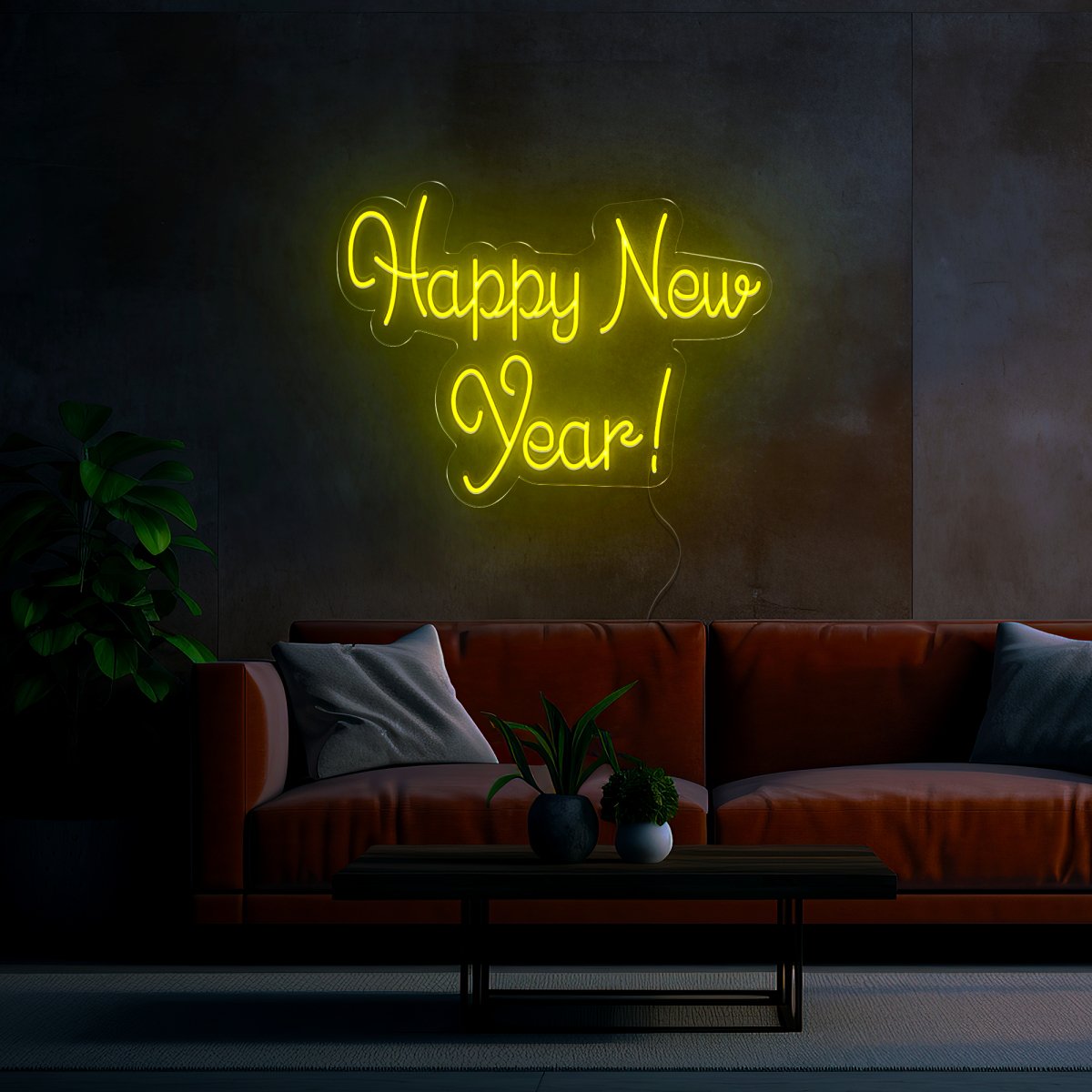 Happy New Year Neon Sign - Reels Custom