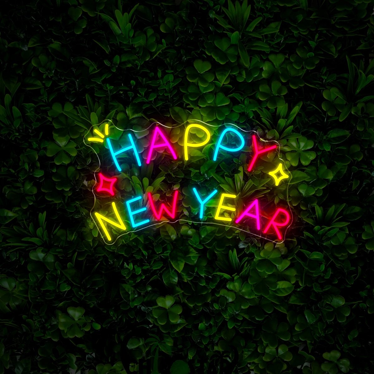 Happy New Year Neon Sign - Reels Custom