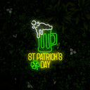 Happy Saint Patricks Day Neon Sign - Reels Custom
