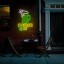 Happy Saint Patricks Day Neon Sign - Reels Custom