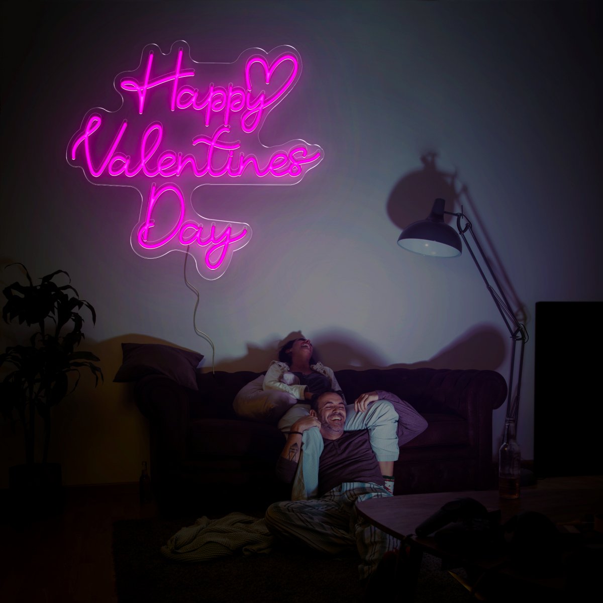 Happy Valentines Day Neon Sign - Reels Custom