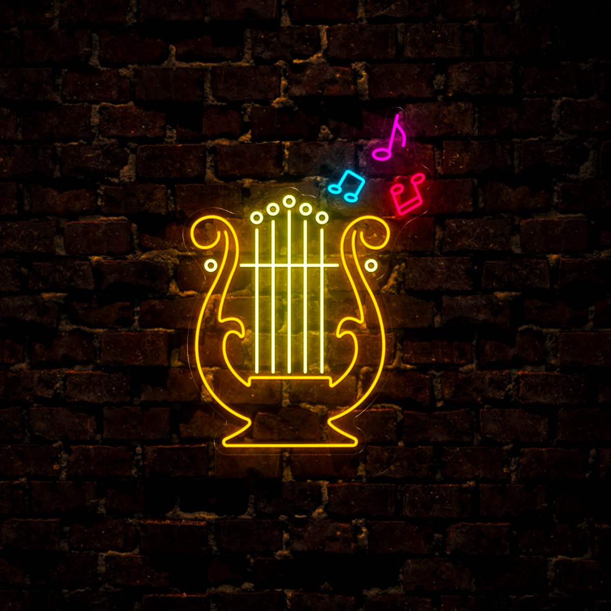 Harp Led Neon Sign - Reels Custom