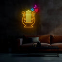Harp Led Neon Sign - Reels Custom