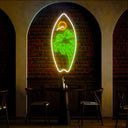 Hawaii Coconut tree Surfboard Neon Sign - Reels Custom