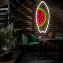 Hawaii Watermelon Surfboard Led Neon Sign - Reels Custom