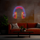 Headphone Led Neon Sign - Reels Custom