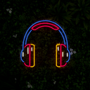Headphone Led Neon Sign - Reels Custom