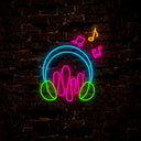 Headphones Neon Sign - Reels Custom