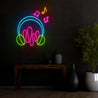Headphones Neon Sign - Reels Custom