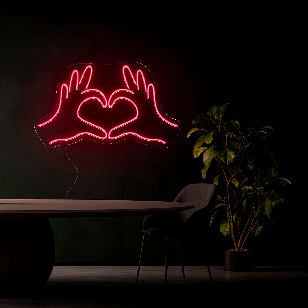 Heart Neon Sign - Reels Custom