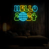 Hello 2024 Neon Sign - Reels Custom