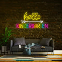Hello Kindergarten Artwork Led Neon Sign - Reels Custom