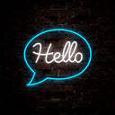 Hello Neon Sign - Reels Custom