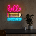 Hello Pencil Kindergarten Led Neon Sign - Reels Custom
