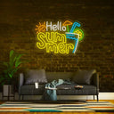 Hello summer Led Neon Sign - Reels Custom