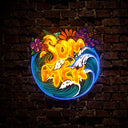 Hello Summer Tropical Artwork Neon Sign - Reels Custom