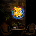 Hello Summer Tropical Artwork Neon Sign - Reels Custom
