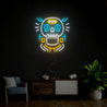 Hipster Skull Neon Sign - Reels Custom