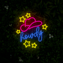 Howdy Neon Sign - Reels Custom