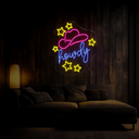 Howdy Neon Sign - Reels Custom