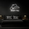 Howdy Y'all Cowboy Neon Sign - Reels Custom