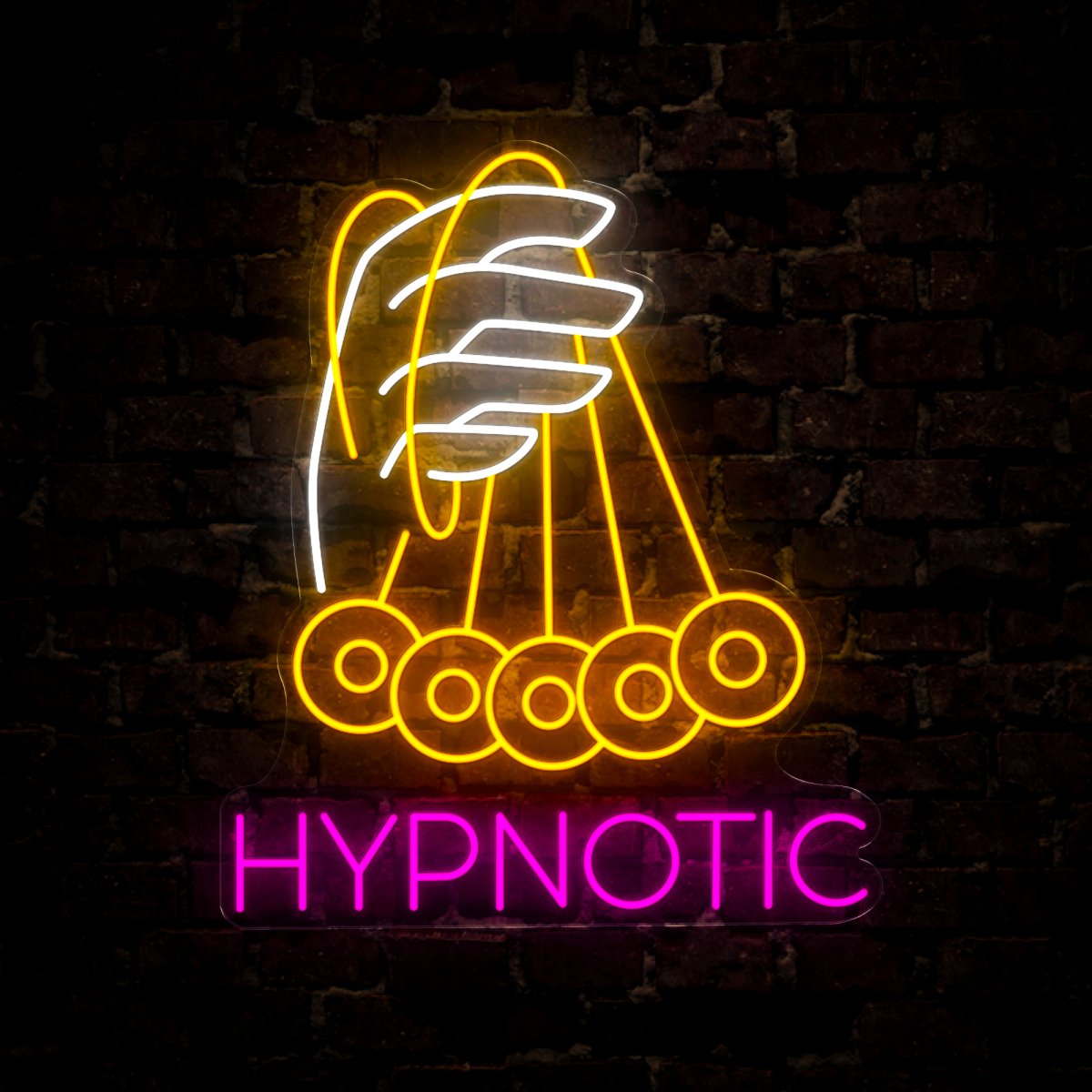 Hypnotize Hands Neon Sign - Reels Custom