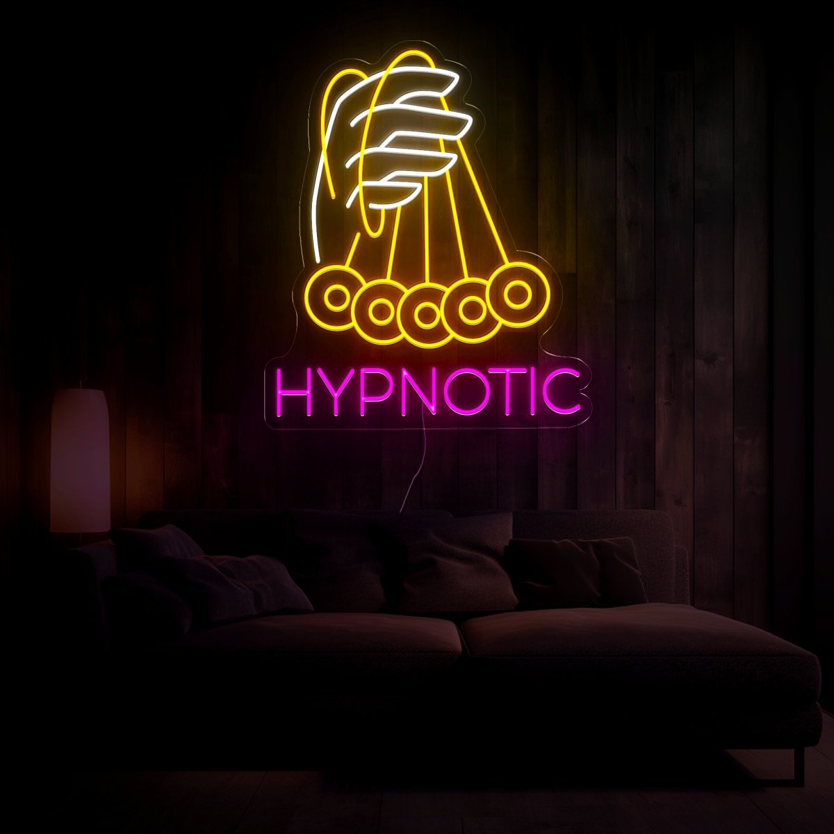 Hypnotize Hands Neon Sign - Reels Custom