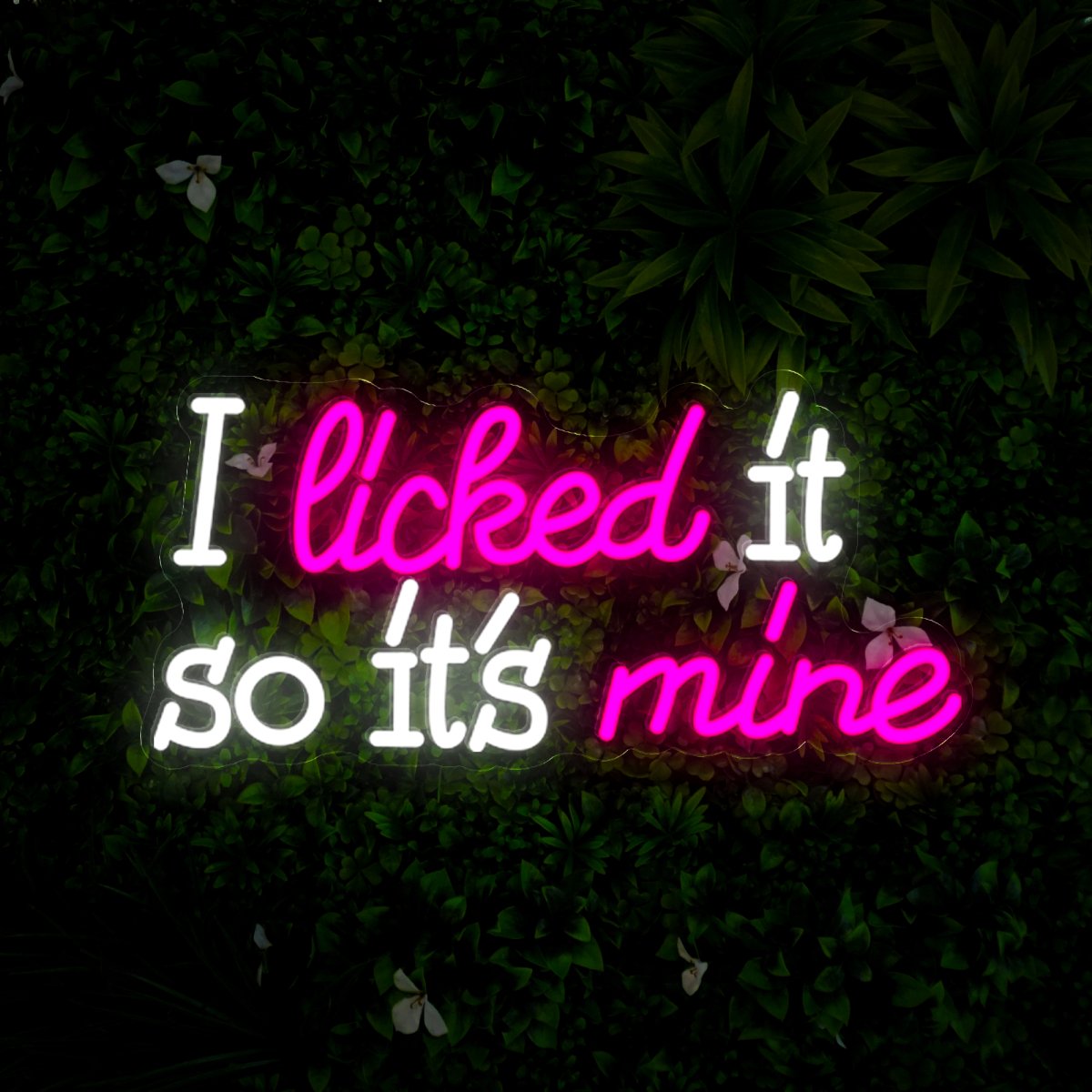 I Licked It So It’s Mine Quotes Led Neon Sign - Reels Custom