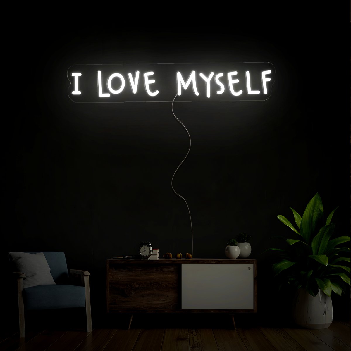 I Love Myself Neon Sign - Reels Custom