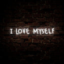 I Love Myself Neon Sign - Reels Custom