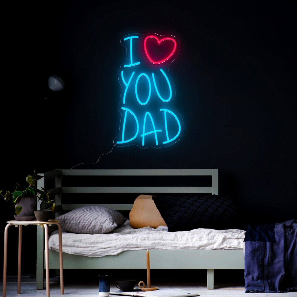 I Love You Dad Neon Sign - Reels Custom