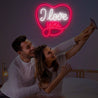 I Love You Neon Sign - Reels Custom