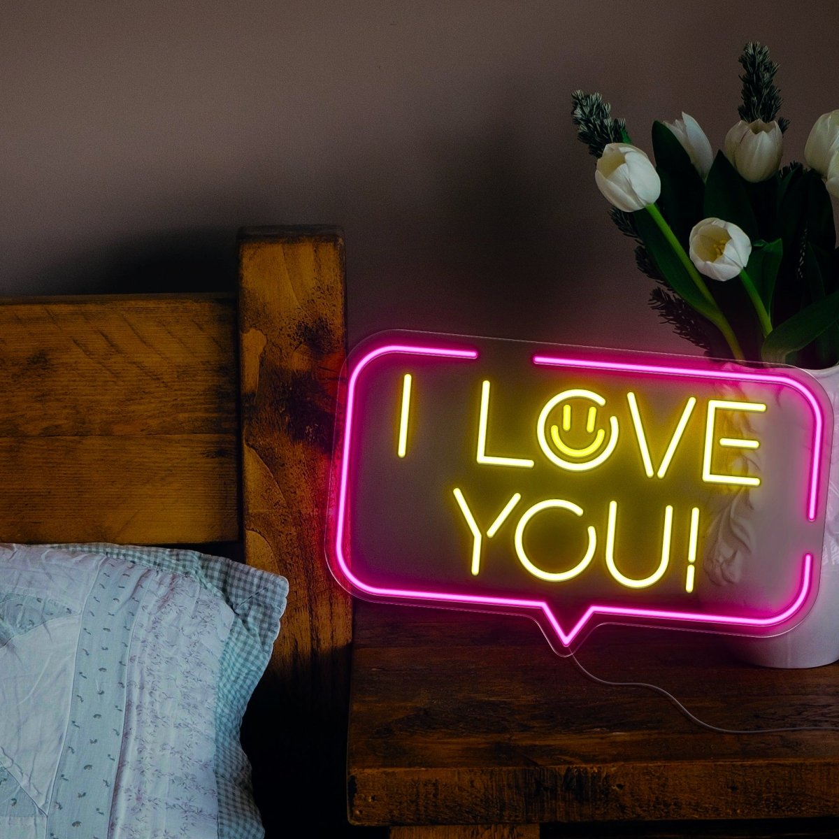 I Love You Neon Sign - Reels Custom