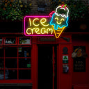 Ice Cream Neon Sign - Reels Custom