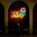 Ice Cream Neon Sign - Reels Custom